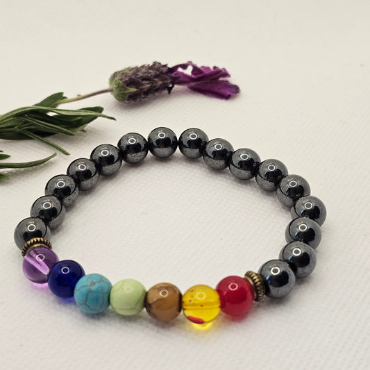 Chakra / Hematite Bracelet