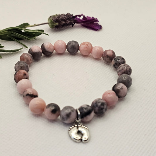 New Mum Pink Jasper Bracelet