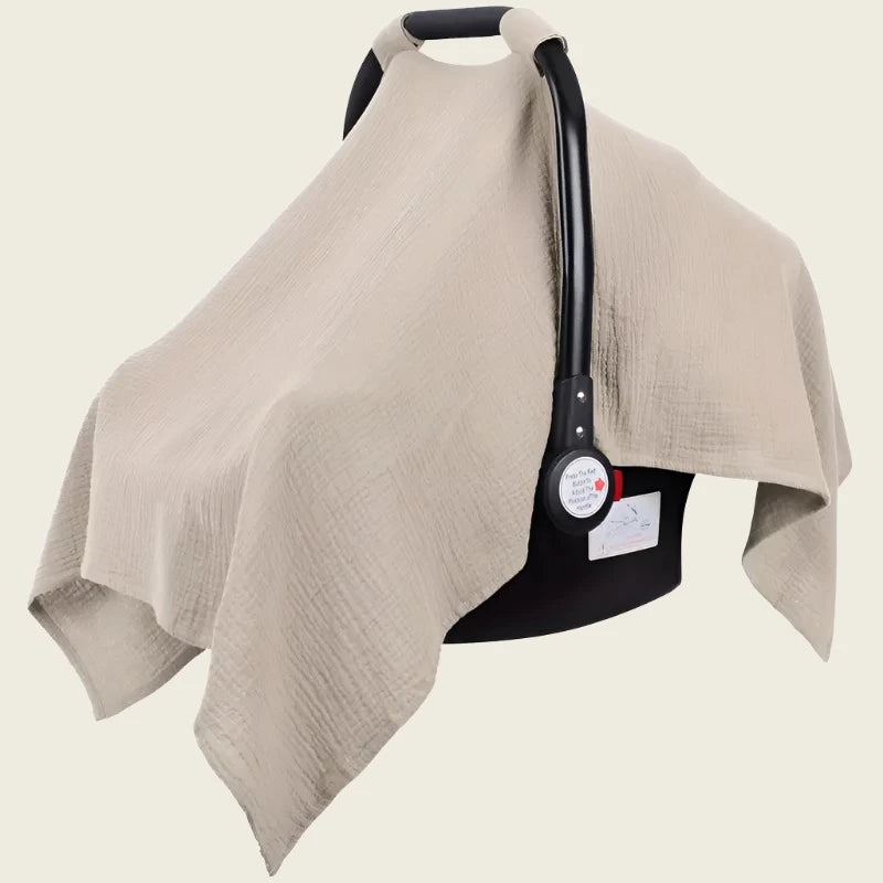 Muslin Cover (Carseat and Buggy) - Oatmeal